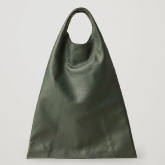 COS Handbags - COS Green Leather Tote